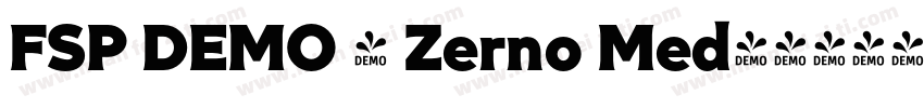 FSP DEMO - Zerno Med字体转换